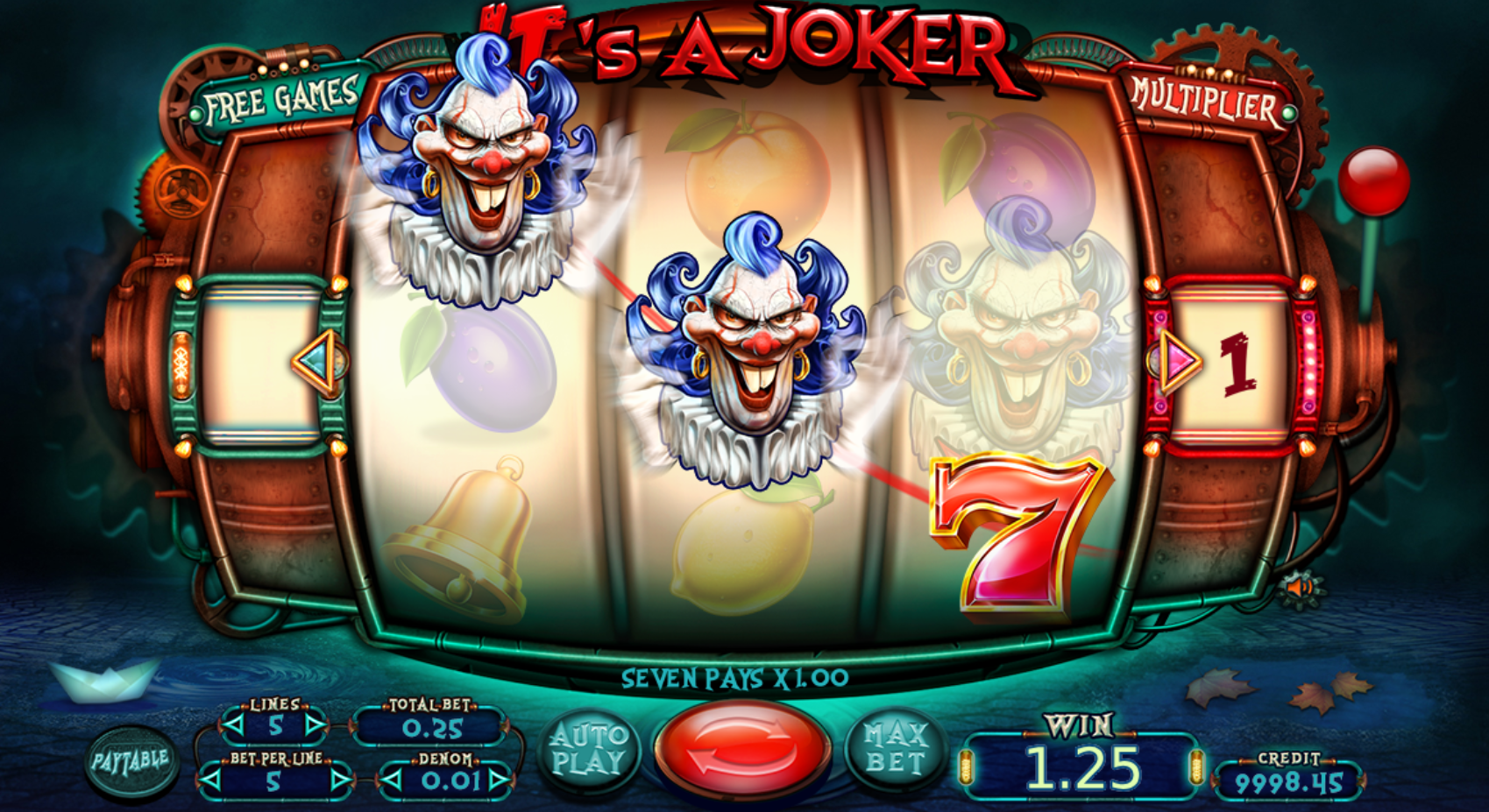 Its a Joker slot machine game