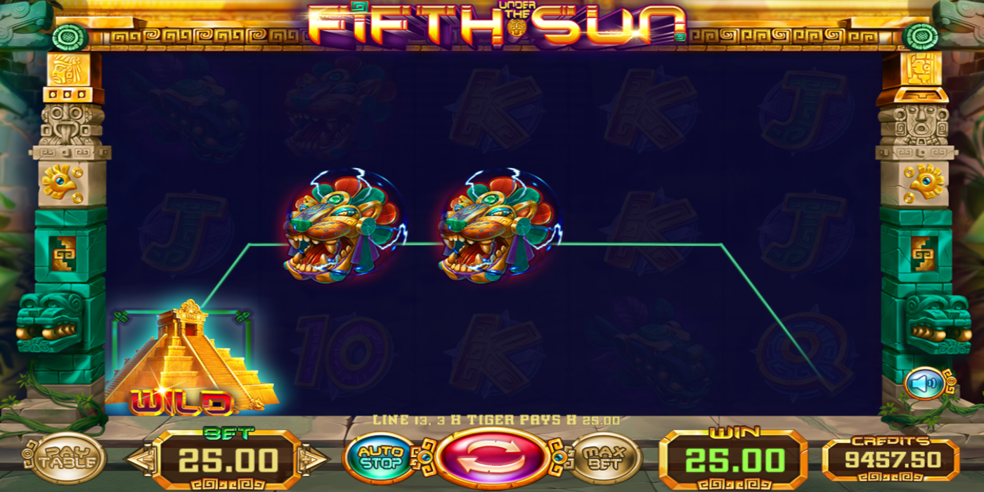 Under The Fifth Sun slot game wild symbol