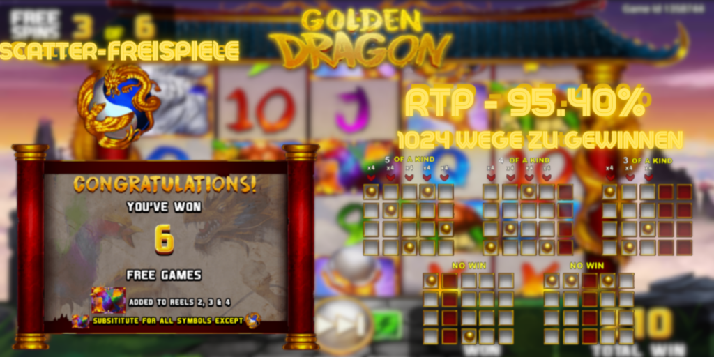 Probieren Sie den Golden Dragon-Slot aus dem Swintt-Portfolio aus