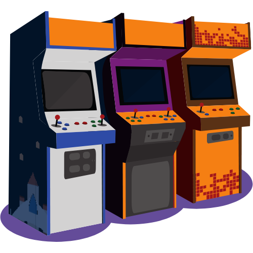 arcade casino game machine logo