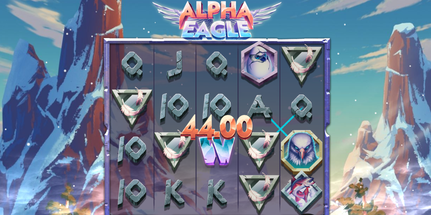 Alpha Eagle slot game simple win
