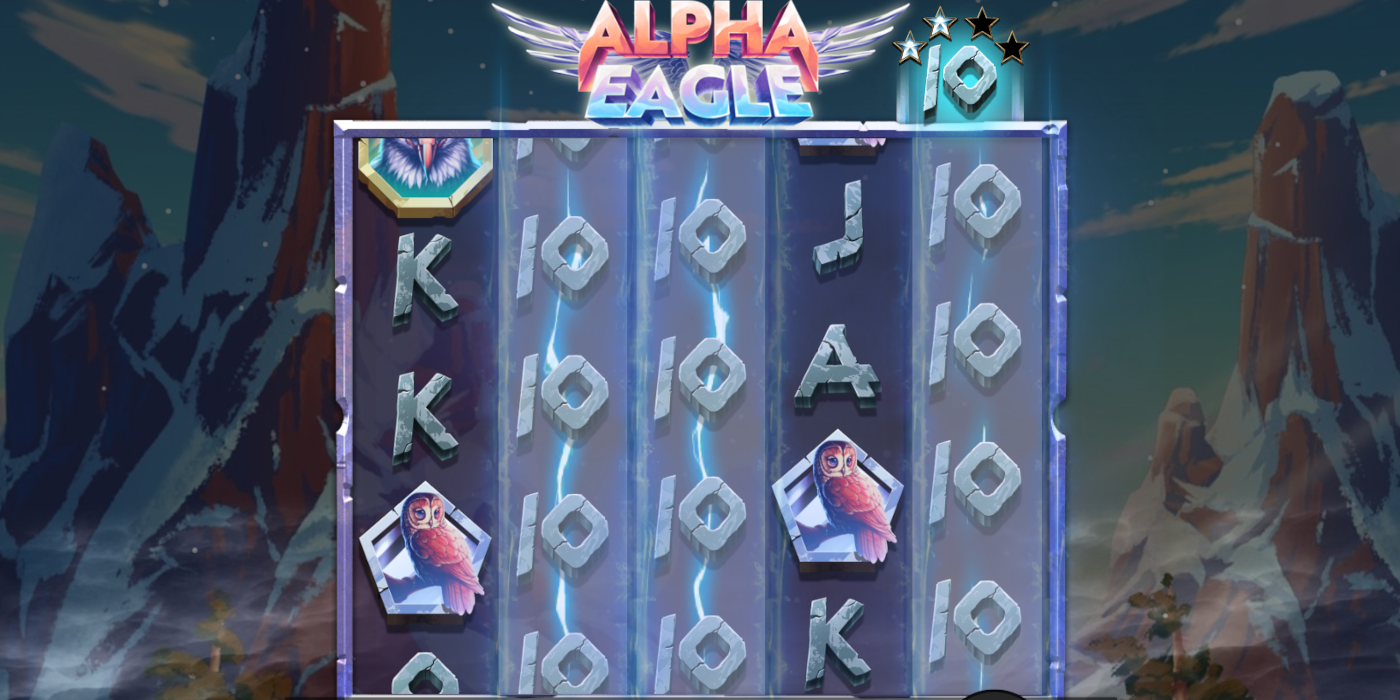 Alpha Eagle slot game wild symbol