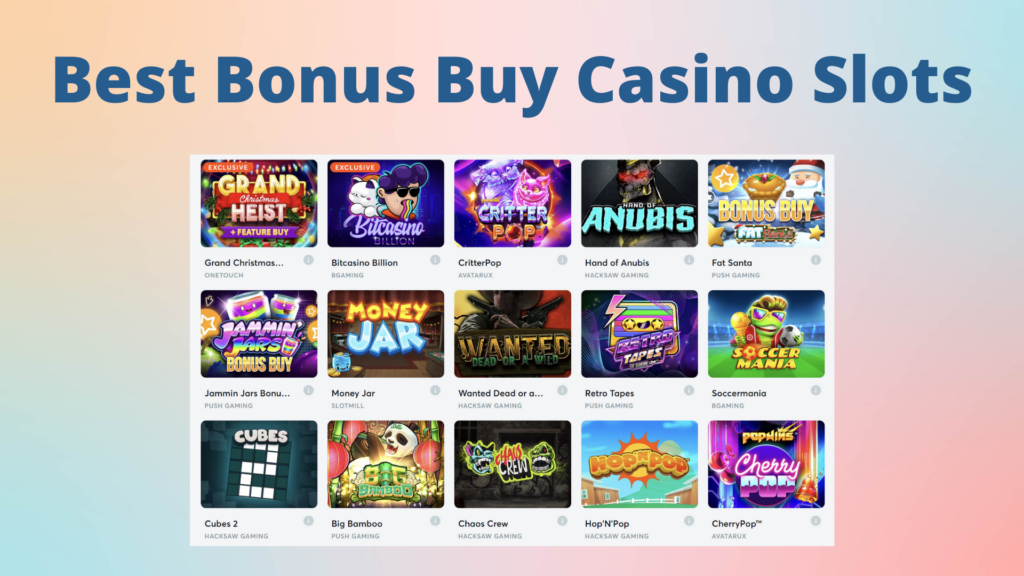 best bonus buy casino in slot slots list demo