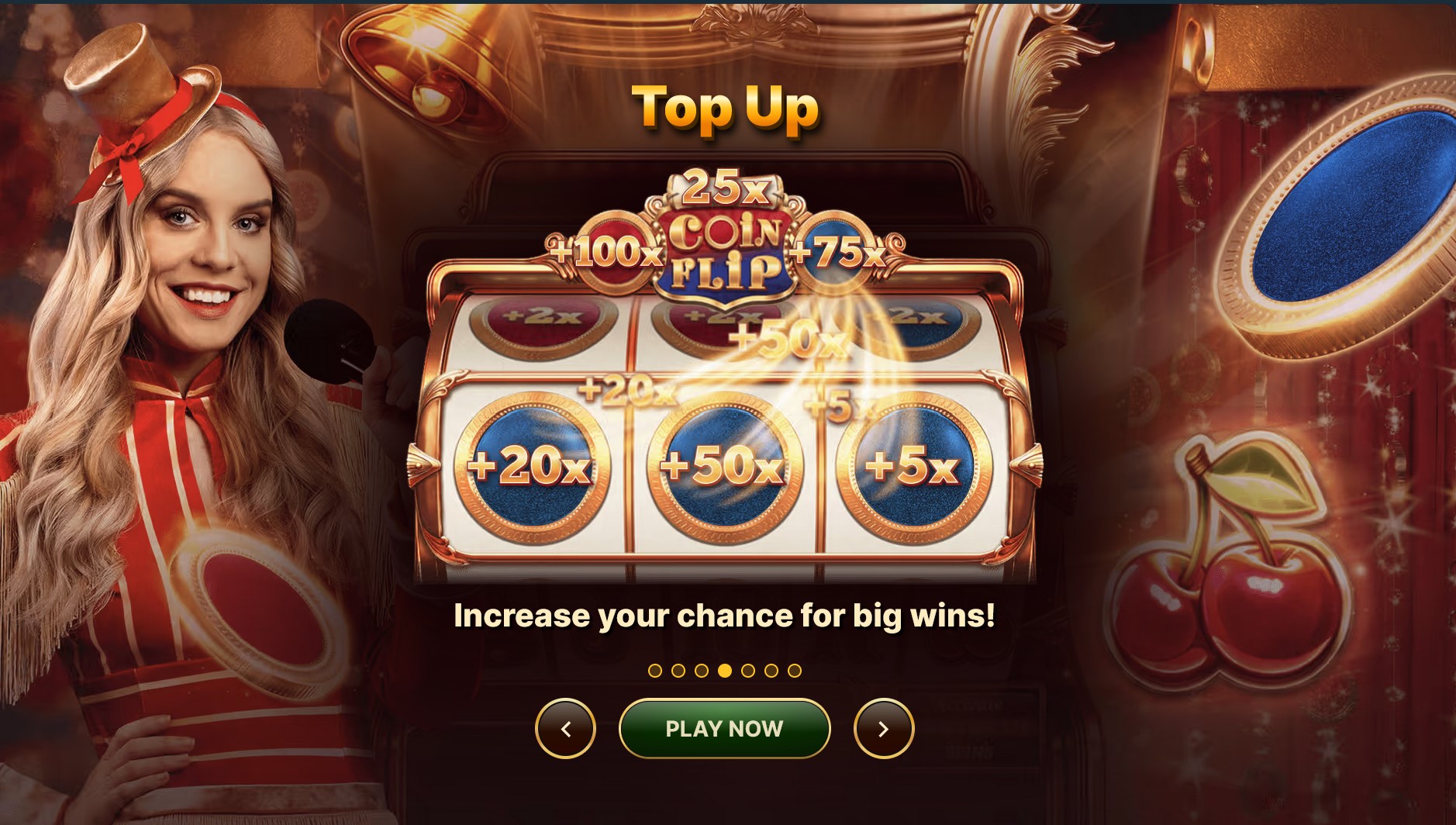crazy coin flip top up demo