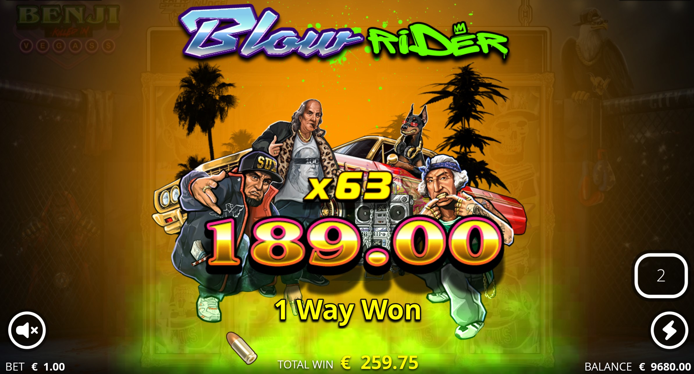 benji killed in vegas big win blow rider