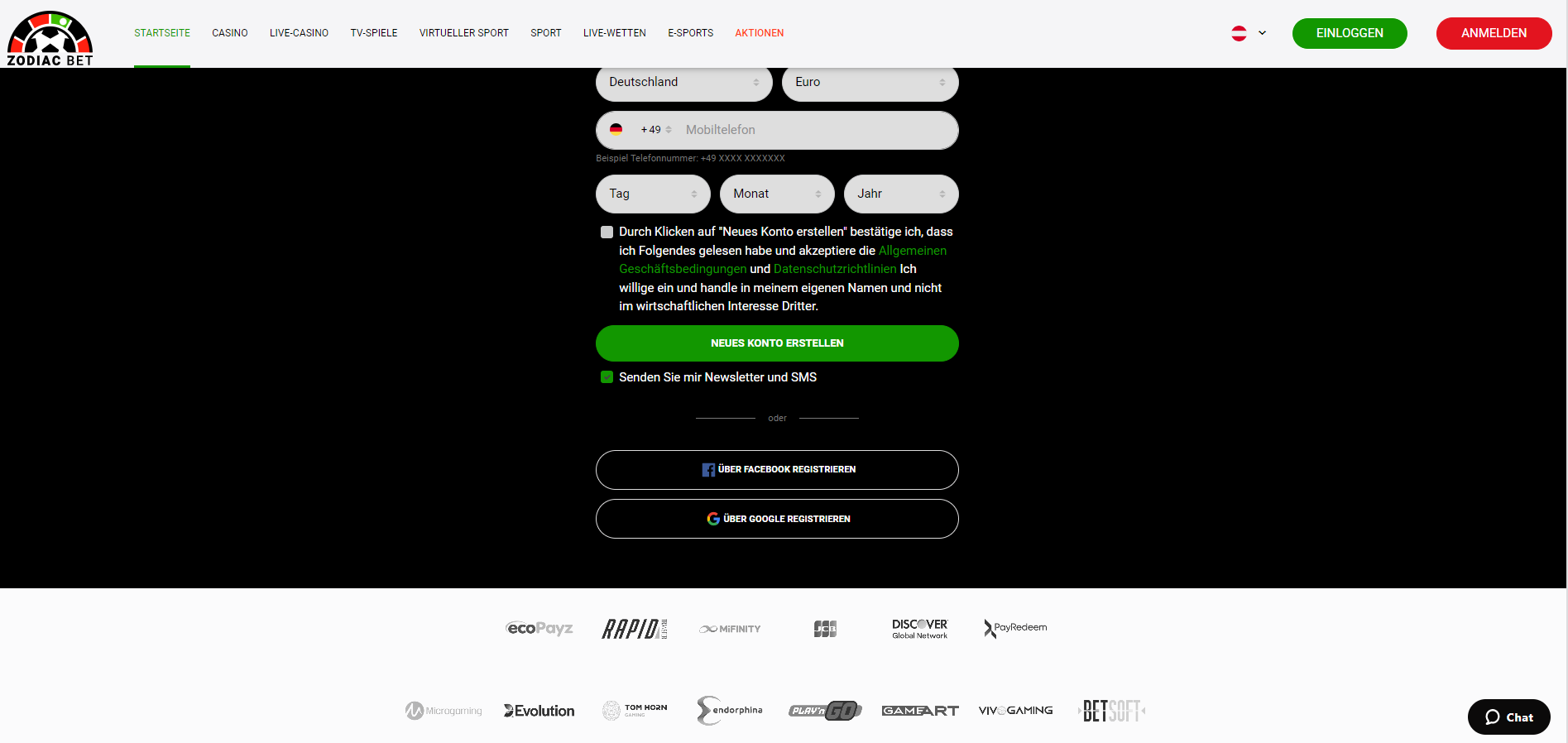 Zodiacbet Zahlungsmethoden Kredit-/Debitkarten, E-Wallets und Kryptowährungen wie Bitcoin, Litecoin, Ethereum und Tether Zodiacbet Zahlungsmethoden Kredit-/Debitkarten, E-Wallets und Kryptowährungen wie Bitcoin, Litecoin, Ethereum und Tether