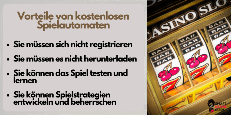 Vorteile zum spielautomaten kostenlos spielen ohne anmeldung und ohne download