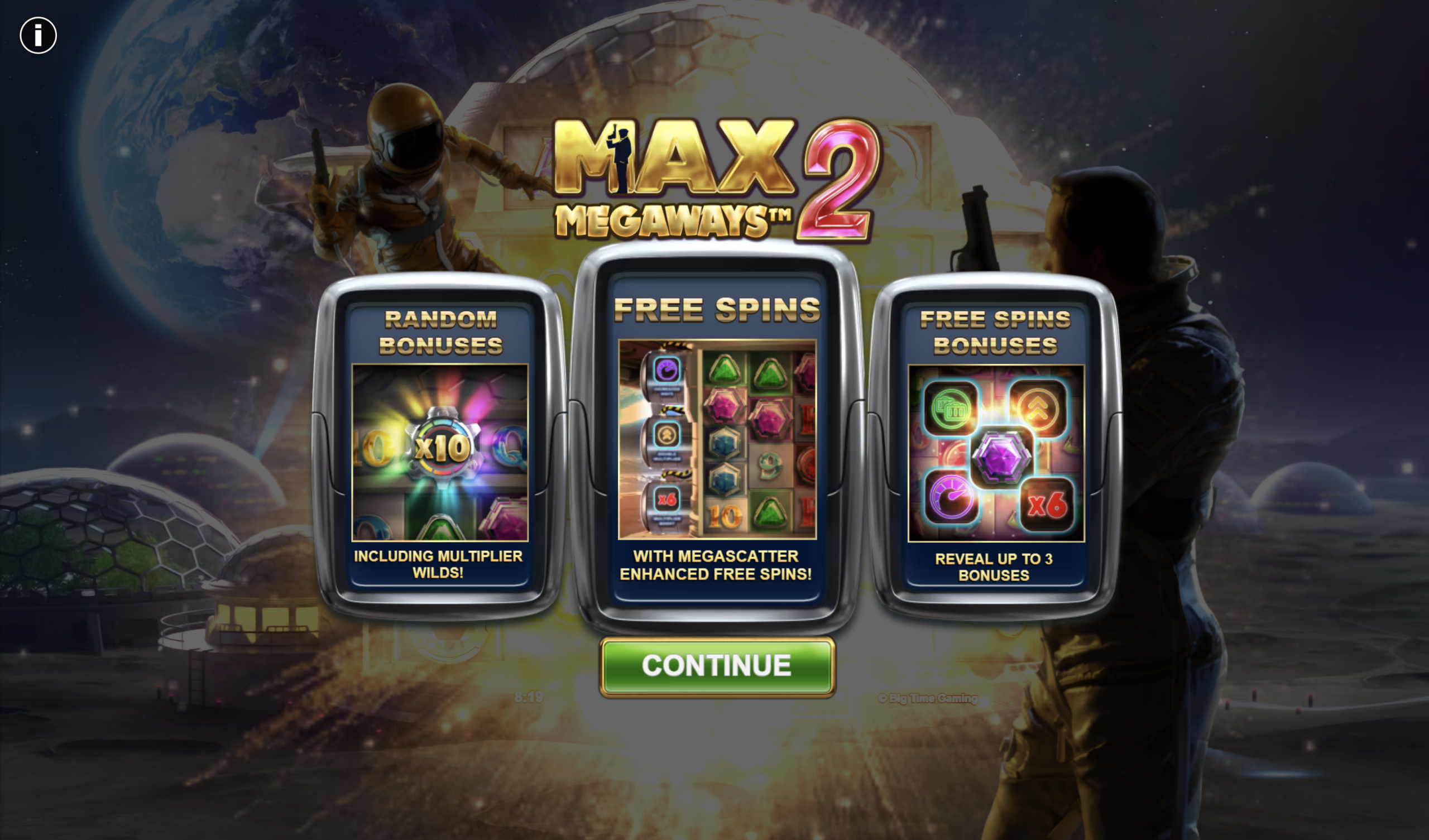 max megaways 2 slot game features random free spins bonuses