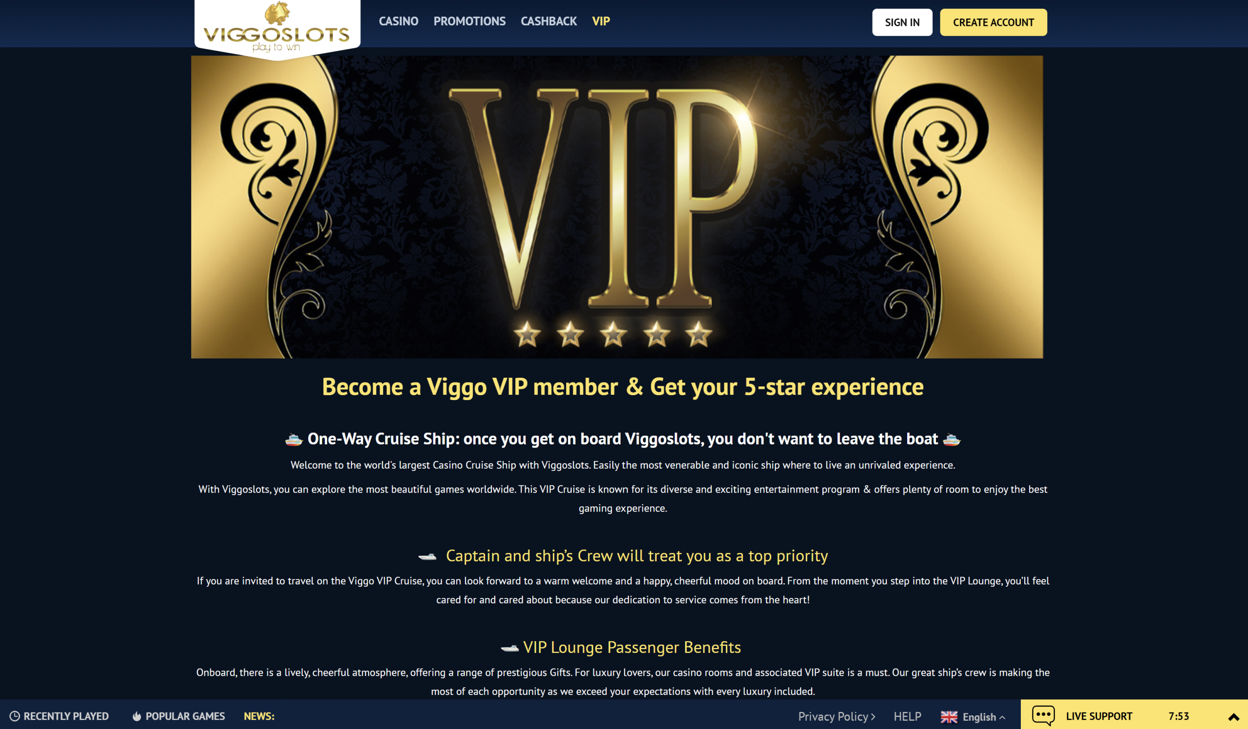 viggoslots vip loyalty program