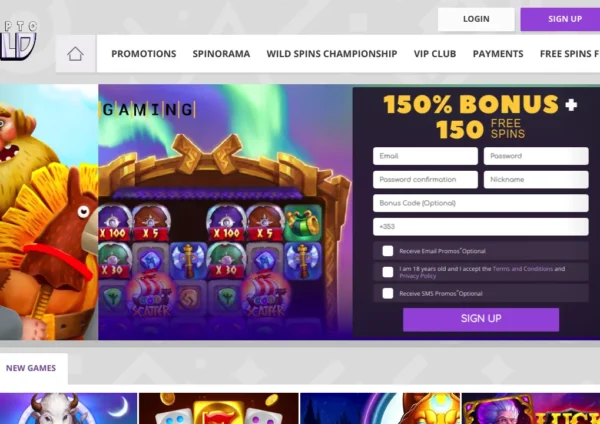 CryptoWild desktop screenshot