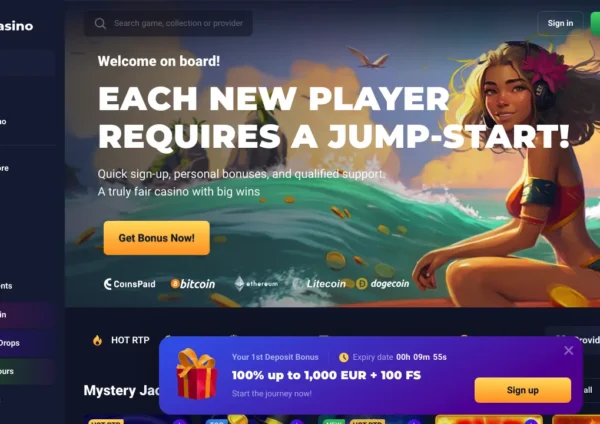 Joo Casino desktop screenshot